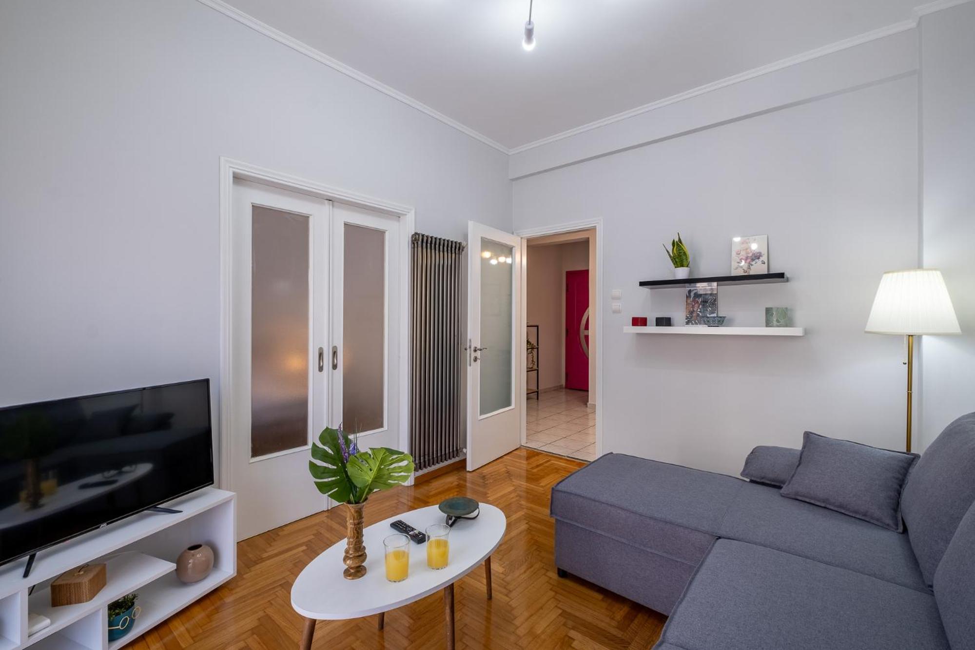 Lovely And Modern 3Bd Apartment Close To Ampelokipoi Metro Athen Exterior foto